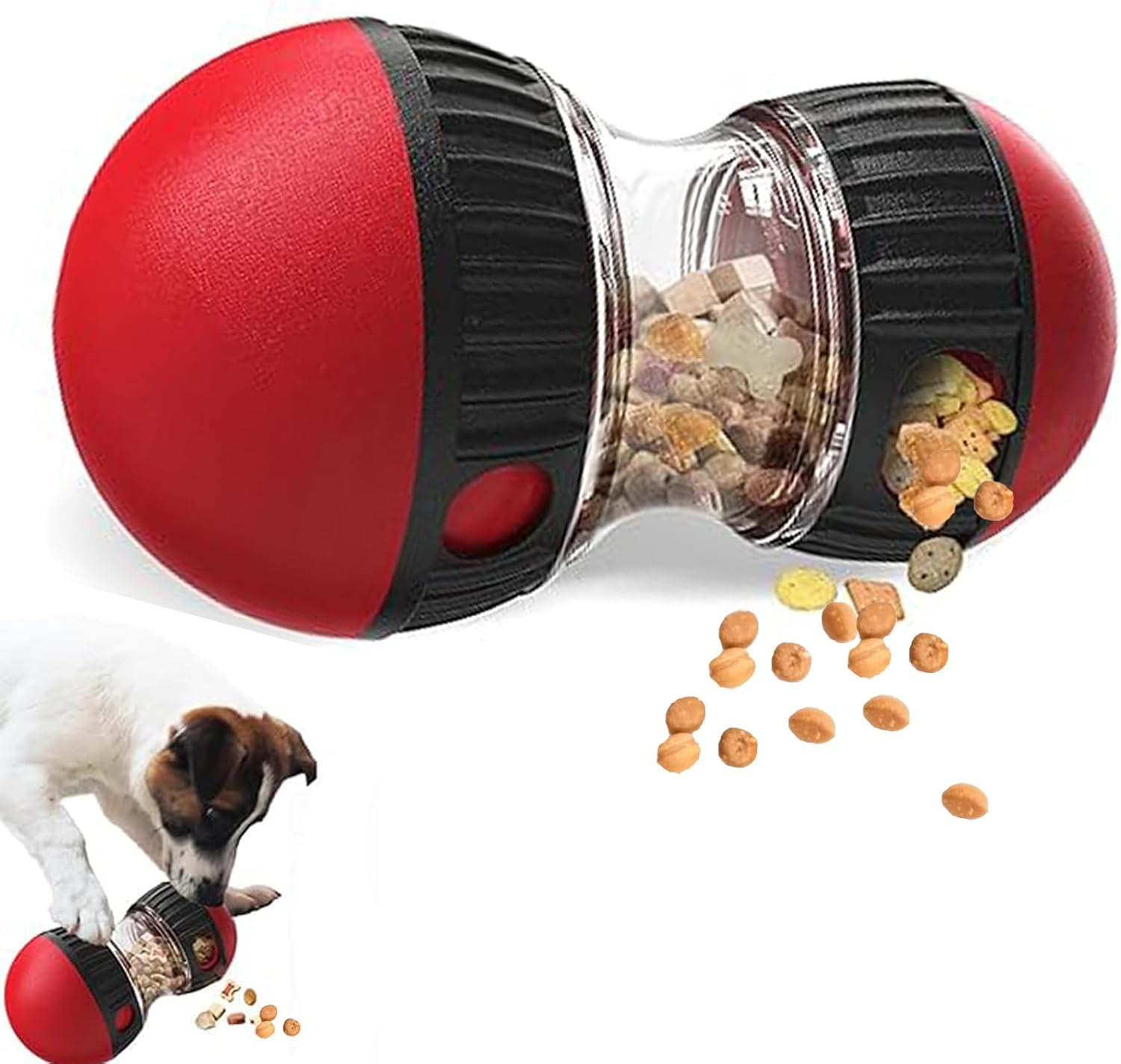 Dog Treat Puzzle Toy - Mainan Anjing & Bola Pengumpan Lambat