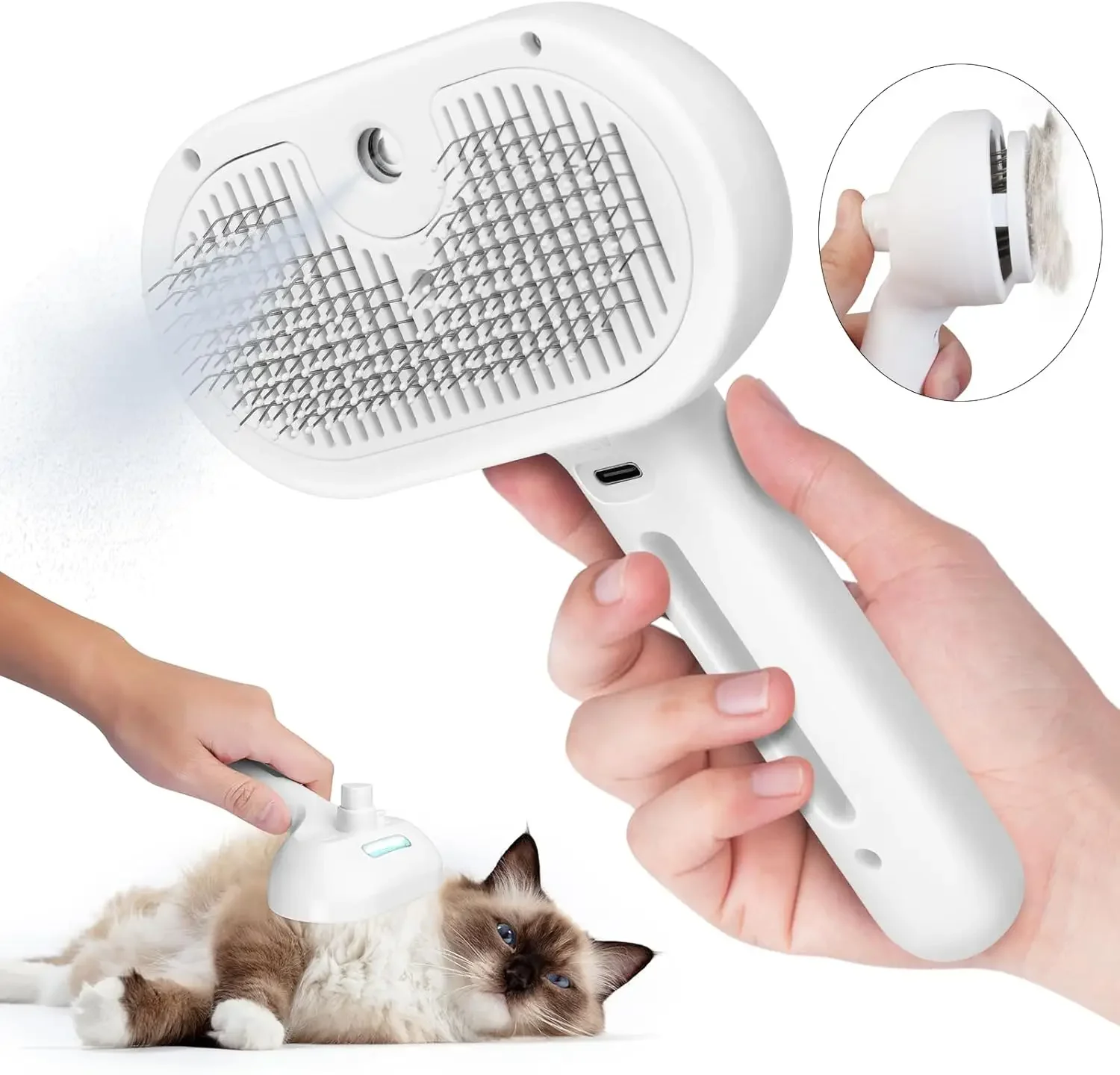 Pet Supplies Dropshipping - Sisir Semprot Rambut Hewan Peliharaan, Penghilang