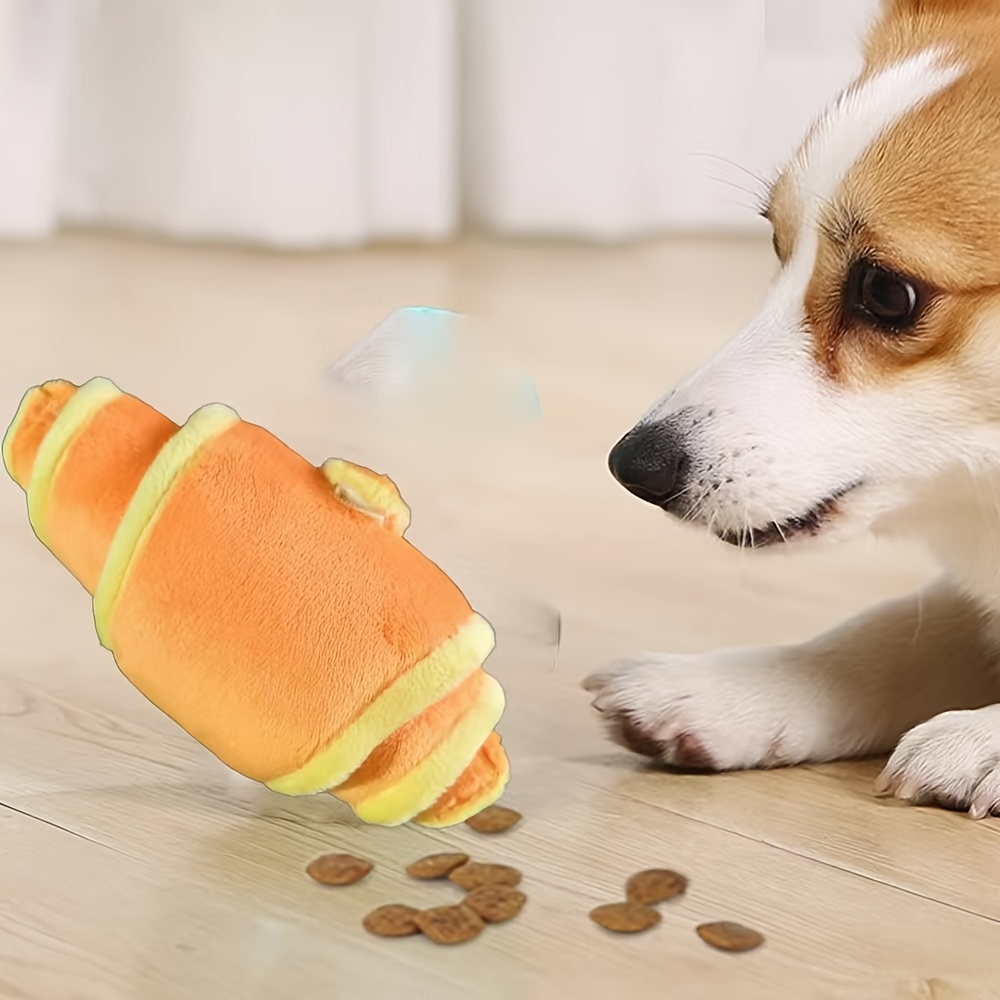 Mainan Anjing Croissant Lembut - Dog Treat Puzzle Toy ulasan dan harga
