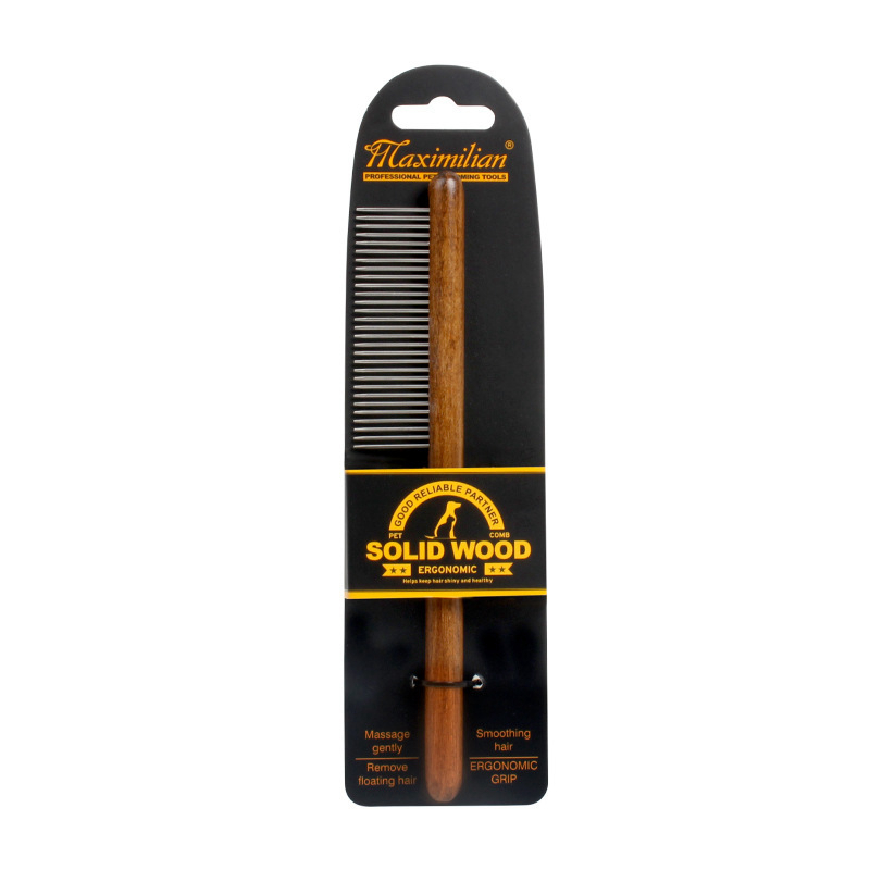 Sisir anjing peliharaan kayu p - Pet X Supplies & Tack Grooming ulasan dan harga
