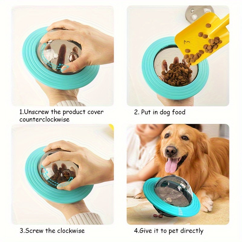 Mainan Anjing Slow Feeder, Dis - Dog Treat Puzzle Toy ulasan dan harga